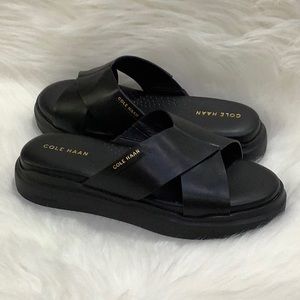 NWOT Cole Haan 🏁 NEW Grandpro Rally 🏁 Leather Sandals